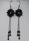 Earrings  - Earrings from beads and pearls - CE206